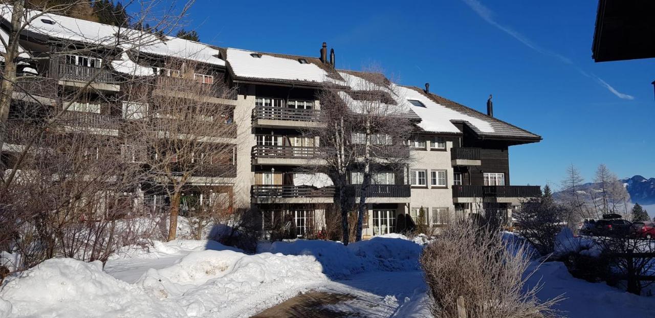 Appartement Avec Terrasse Ensoleillee Gruyeres Buitenkant foto